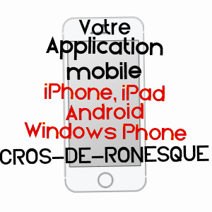 application mobile à CROS-DE-RONESQUE / CANTAL